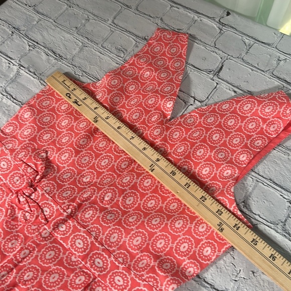 Janie and Jack Coral White Wide Leg Sleeveless Jumpsuit Romper size 12 - Picture 9 of 16